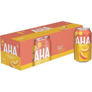 AHA - Peach + Honey Sparkling Water - 12 x 355ml - Miller & Bean Coffee Company