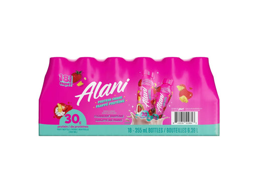 Alani - Protein Shake - Strawberry Shortcake - 18 × 355ml - Miller & Bean Coffee Company