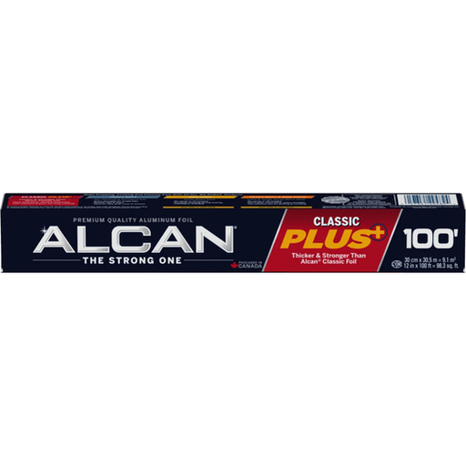 Alcan Classic Plus Aluminum Foil Wrap - Thicker/Stronger - 100 Ft - Miller & Bean Coffee Company