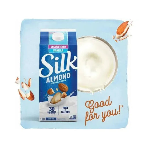 Almond Vanilla Unsweetened - Silk - 1.89L - Miller & Bean Coffee Company