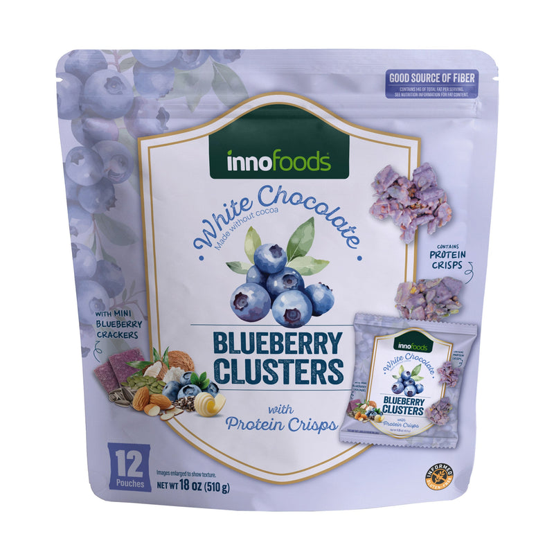 White Chocolate Blueberry Clusters - 12 x 42.5g