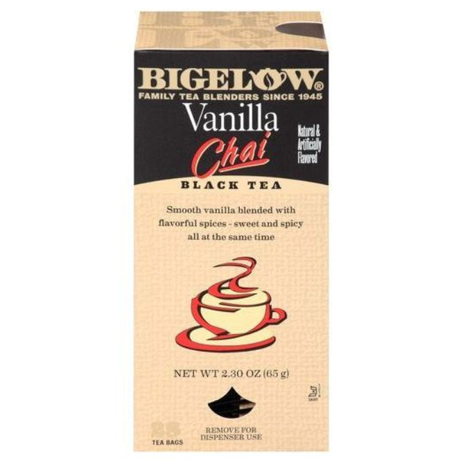 Bigelow - Vanilla Chai - Pkg 28 - Miller & Bean Coffee Company