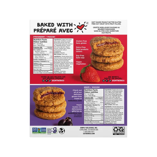 Bobo’s Peanut Butter Oat Bars - 20 × 60g - Miller & Bean Coffee Company