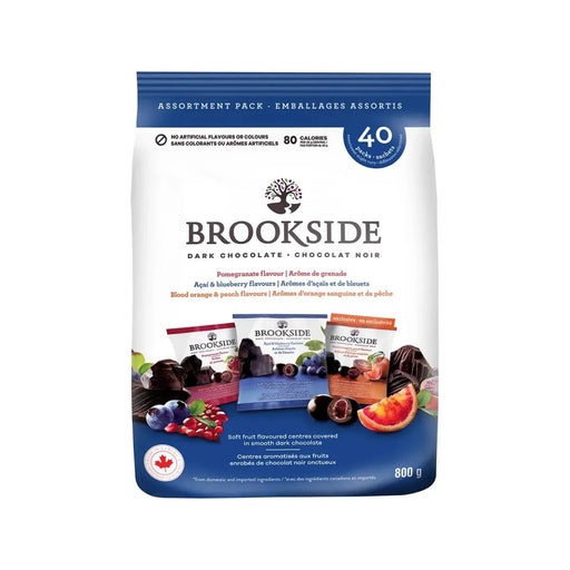 Brookside Dark Chocolate, Assorted Flavours - 40 x 20g - Miller & Bean Coffee Company