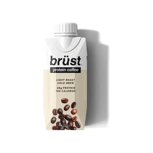 Brüst Protein Cold Brew Coffee - Light Roast - 4x330mL - Miller & Bean Coffee Company