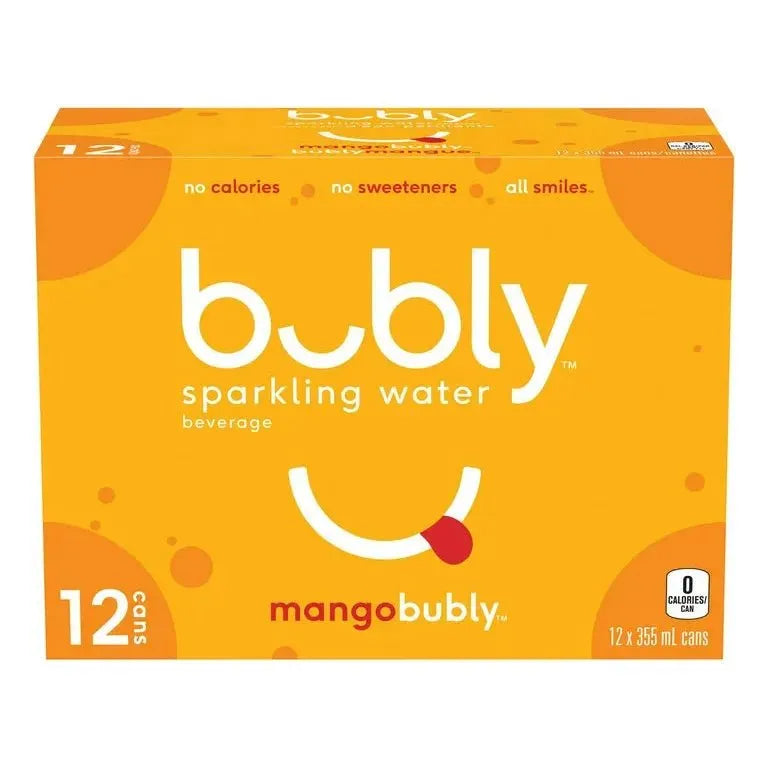 Bubly - Mango Sparkling - 12 x 355ml - Miller & Bean Coffee Company