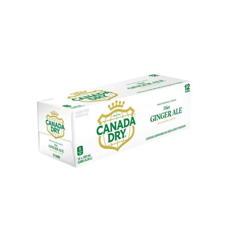 Canada Dry Diet Ginger Ale 12 x 355ml Can - Miller & Bean Coffee Company
