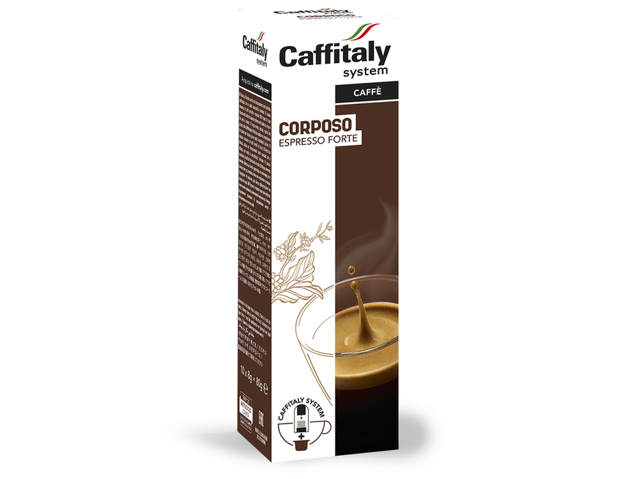 Caffitaly Capsules Corposo Box of 10 Capsules Miller Bean Coffee Company