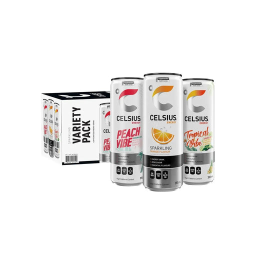 Celsius Energy Drink Variety - 18 x 355ml - Miller & Bean Coffee Company