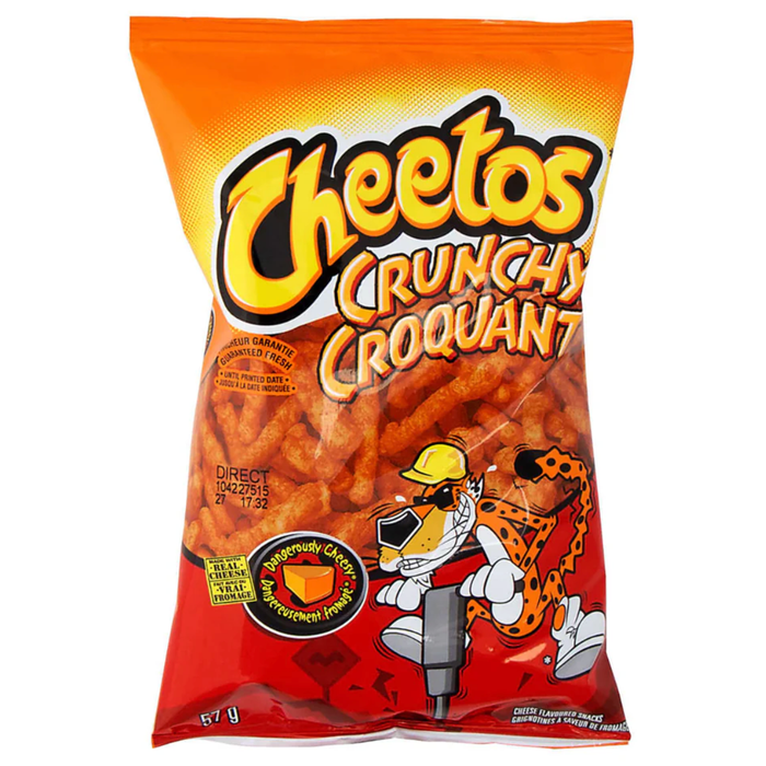 Cheetos Crunchy Cheese Flavoured Snacks - 40 x 57g - Miller & Bean Coffee Company
