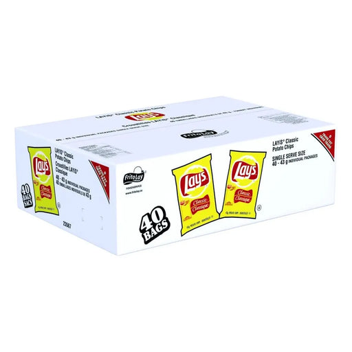 Chips - Lays - Classic - 40 x 40g - Miller & Bean Coffee Company