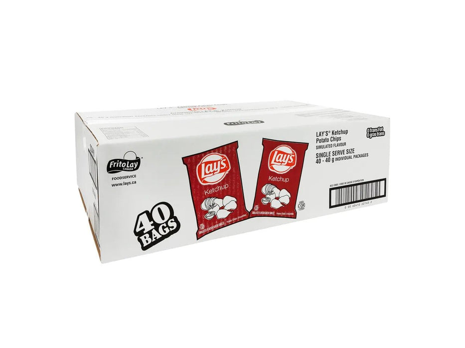 Chips - Lays - Ketchup - 40 x 40g - Miller & Bean Coffee Company