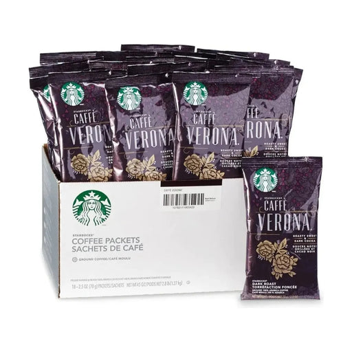 Coffee - Ground - Starbucks Verona Roast - 18 x 2.5oz Bag - Miller & Bean Coffee Company