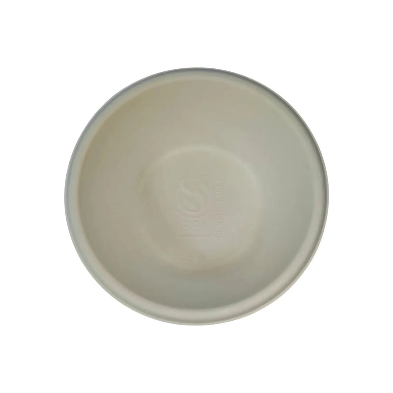 Compostable Round Bagasse Bowls - 8 oz - Pack of 180 - Miller & Bean Coffee Company