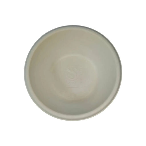 Compostable Round Bagasse Bowls - 8 oz - Pack of 180 - Miller & Bean Coffee Company