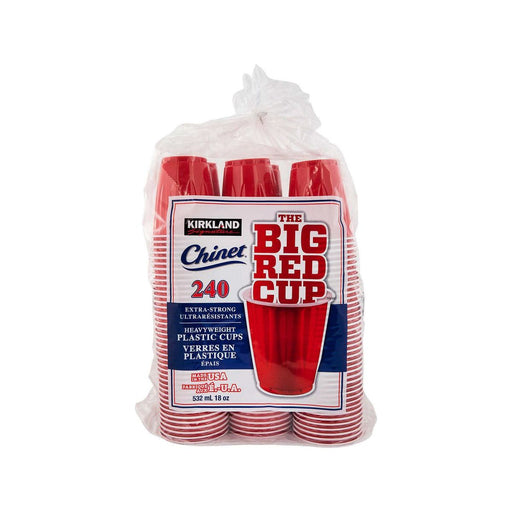 Cups - Plastic - 18oz Plastic Cold Cups - Pack of 240 - Miller & Bean Coffee Company