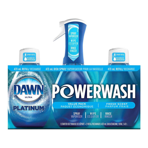Dawn Platinum Powerwash Dish Spray with Refills - 3 x 473ml - Miller & Bean Coffee Company