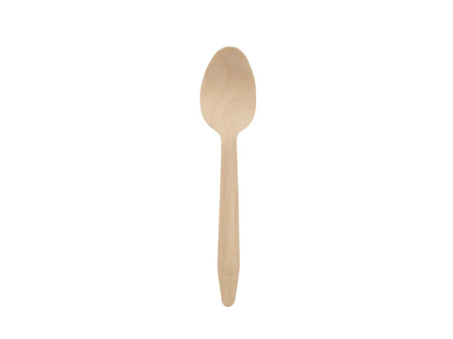 ECO - Birch Wood Spoons - Pack of 100 - Miller & Bean Coffee Company