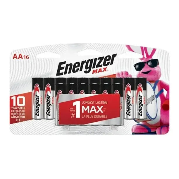 Energizer MAX - AA - Alkaline Batteries - 16 Pack - Miller & Bean Coffee Company