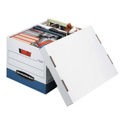 Fellowes Bankers Box - Heavy - duty - Letter/Legal Records Storage Boxes - 10 Pack - Miller & Bean Coffee Company