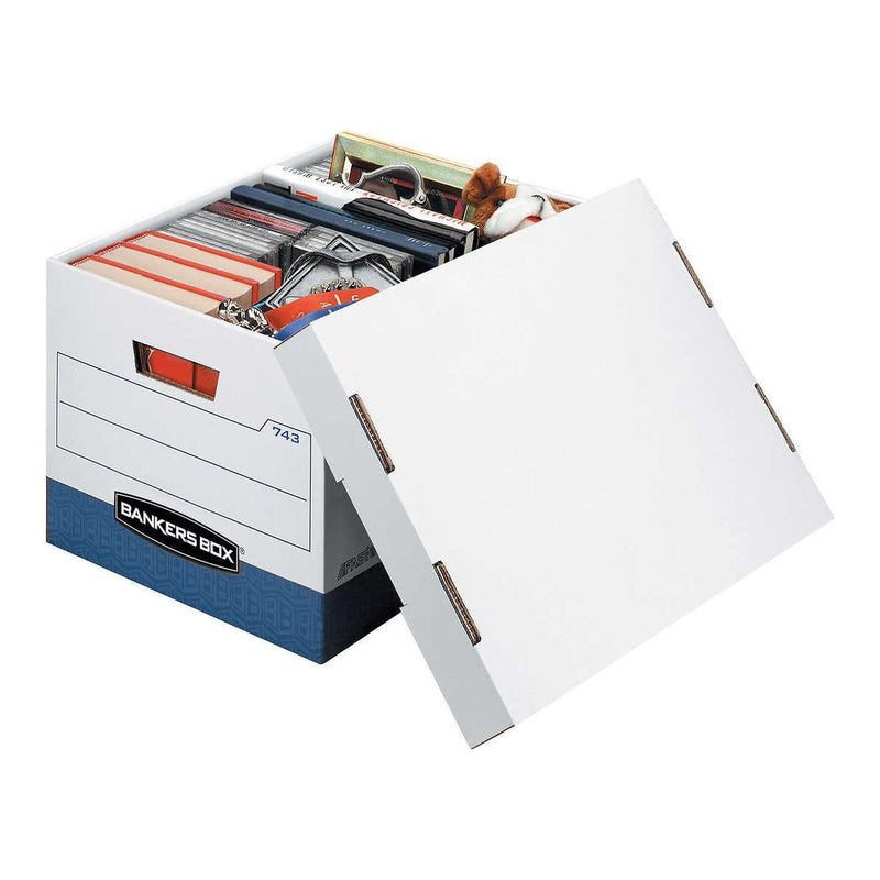 Fellowes Bankers Box - Heavy - duty - Letter/Legal Records Storage Boxes - 10 Pack - Miller & Bean Coffee Company