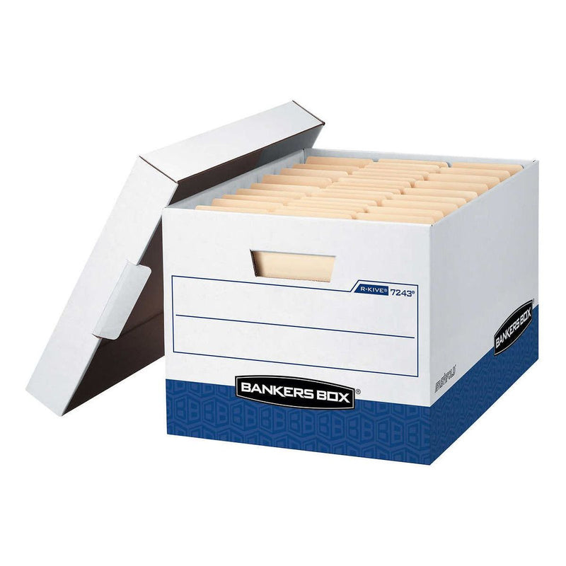 Fellowes Bankers Box - Heavy - duty - Letter/Legal Records Storage Boxes - 10 Pack - Miller & Bean Coffee Company
