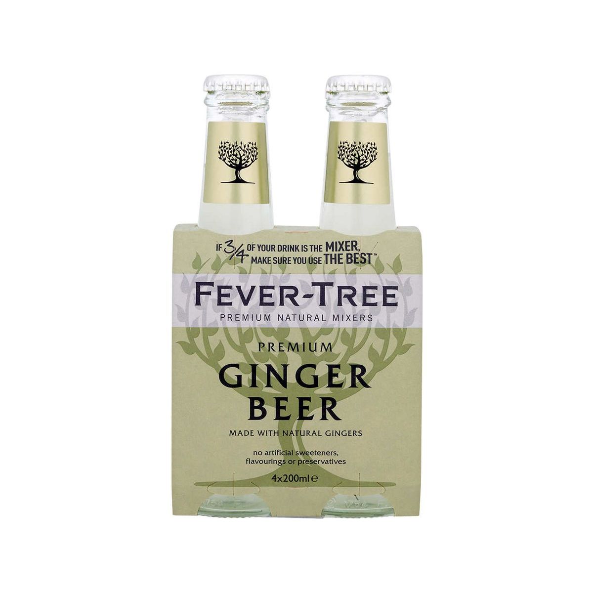 Fever-Tree Premium Ginger Beer - 24 x 200ml - Miller & …
