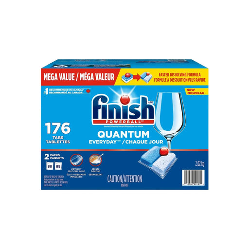 Finish Powerball All In One Ultra - Dishwasher Detergent - Large Box of 176 Tabs - Miller & Bean Coffee Company
