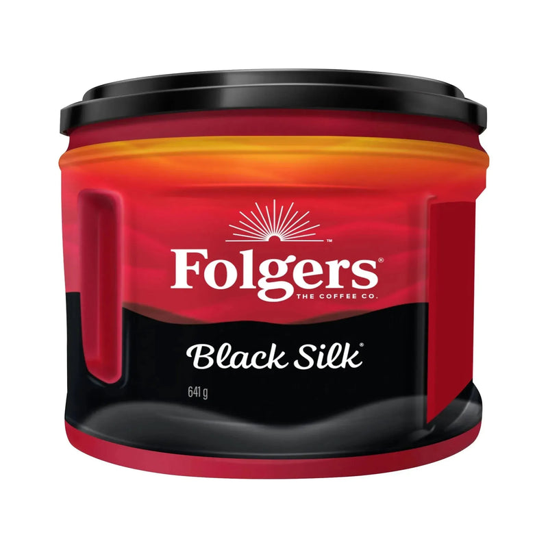 Folgers Black Silk - Dark Roast - Ground Coffee - 641g - Miller & Bean Coffee Company