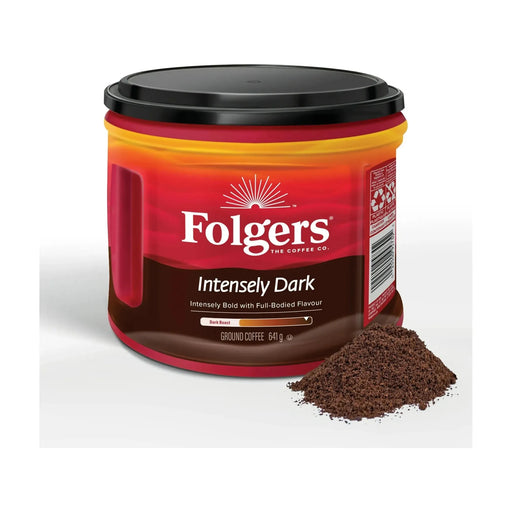 Folgers - Intensely Dark Roast - Ground Coffee - 641g - Miller & Bean Coffee Company