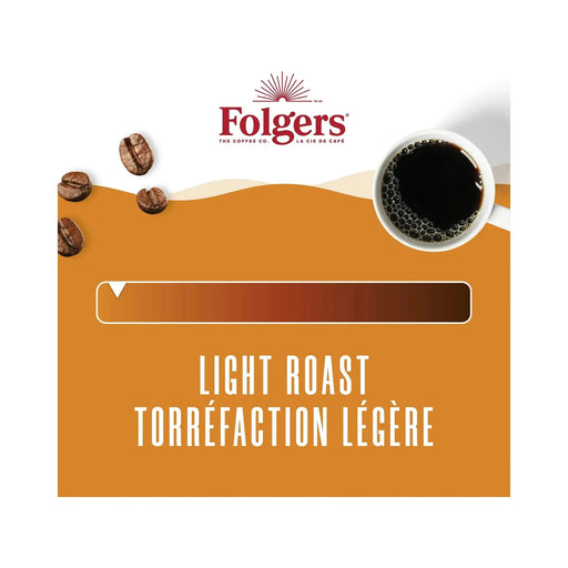 Folgers Mountain - Light Roast - Ground Coffee - 865 g - Miller & Bean Coffee Company