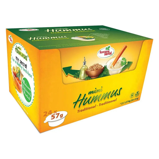 Fontaine Santé Hummus 24 x 57g - Miller & Bean Coffee Company