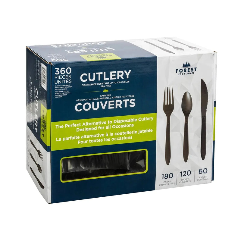 Forest for Climate - Plastic Cutlery - Pack of 360 - Miller & Bean Coffee Company