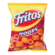 Fritos Hoops Bar-B-Q Flavour individual 57g bag