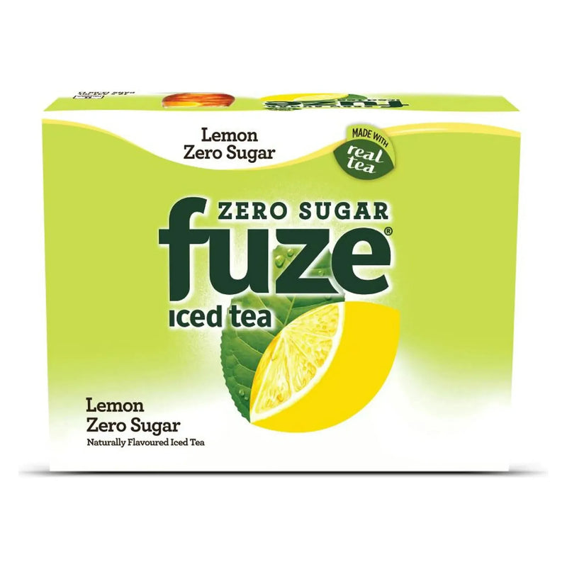 Fuze - Iced Tea Lemon Zero - 12 x 341ml Can - Miller & Bean Coffee Company