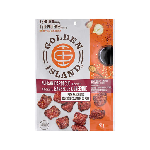 Golden Island Korean BBQ Pork Snack Bites - 12 × 42 g - Miller & Bean Coffee Company