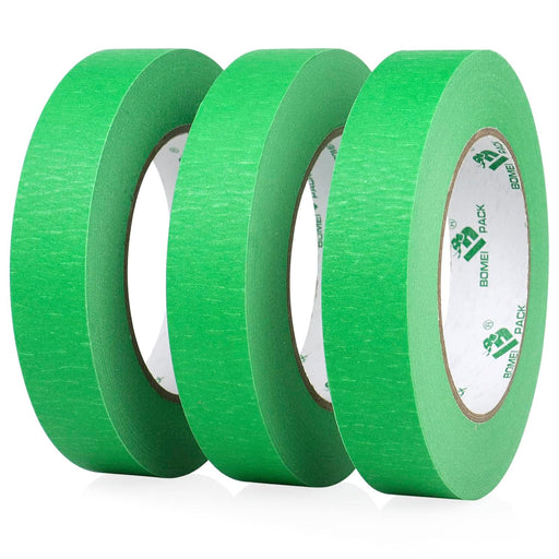 Green Masking Tape - 3 Rolls - 1" Width - Miller & Bean Coffee Company