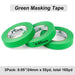 Green Masking Tape - 3 Rolls - 1" Width - Miller & Bean Coffee Company