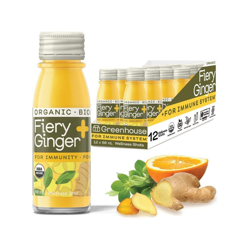 Greenhouse Ginger Defence For Immunity Wellness Shot - 12 x 60ml - Miller & Bean Coffee Company