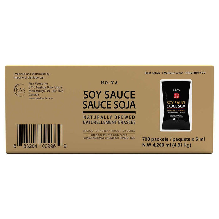 Ho - Ya Soy Sauce Packets - 700 × 6ml - Miller & Bean Coffee Company