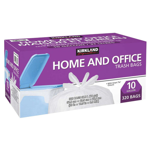 Home & Kitchen Trash Bags - 37L / 10gal - 320 Bags - Miller & Bean Coffee Company