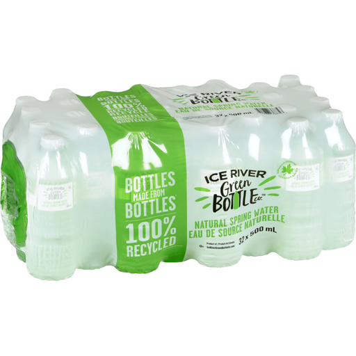Ice River Springs Green Bottle Water - 24 x 500ml - Miller & Bean Coffee Company
