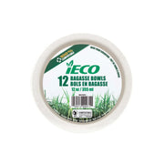 iECO Compostable Round Bagasse Bowls - 12 oz - Pack of 30 - Miller & Bean Coffee Company
