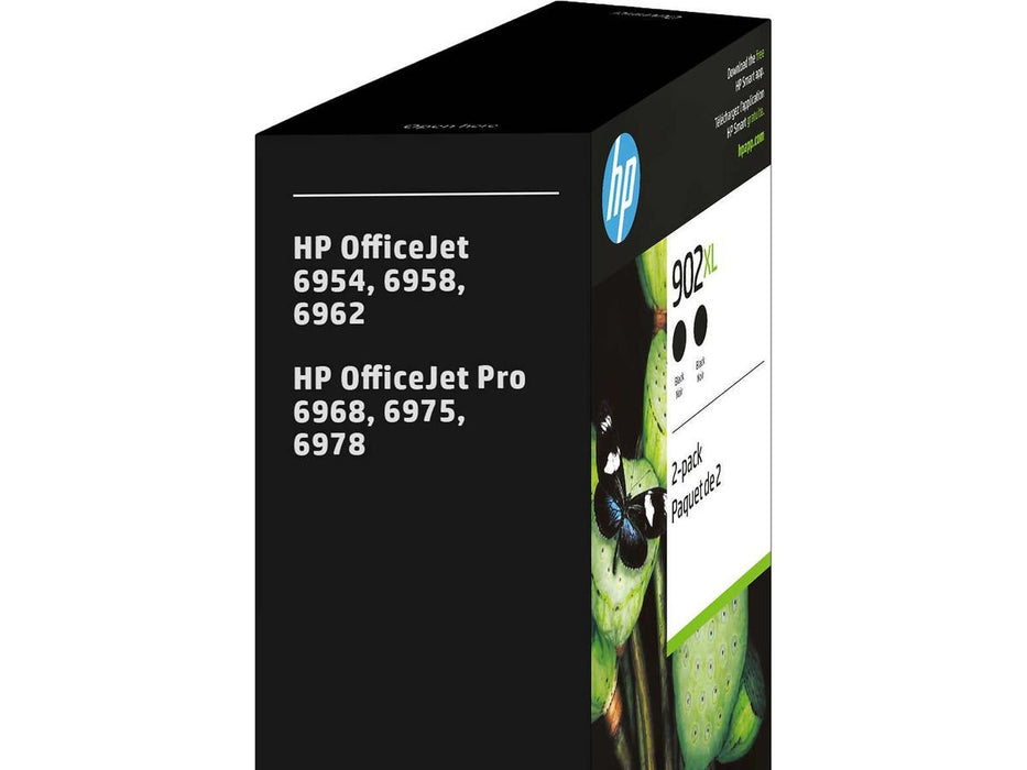 Ink Cartridge - HP 902XL - High Yield Black Original - Pack of 2 - Miller & Bean Coffee Company