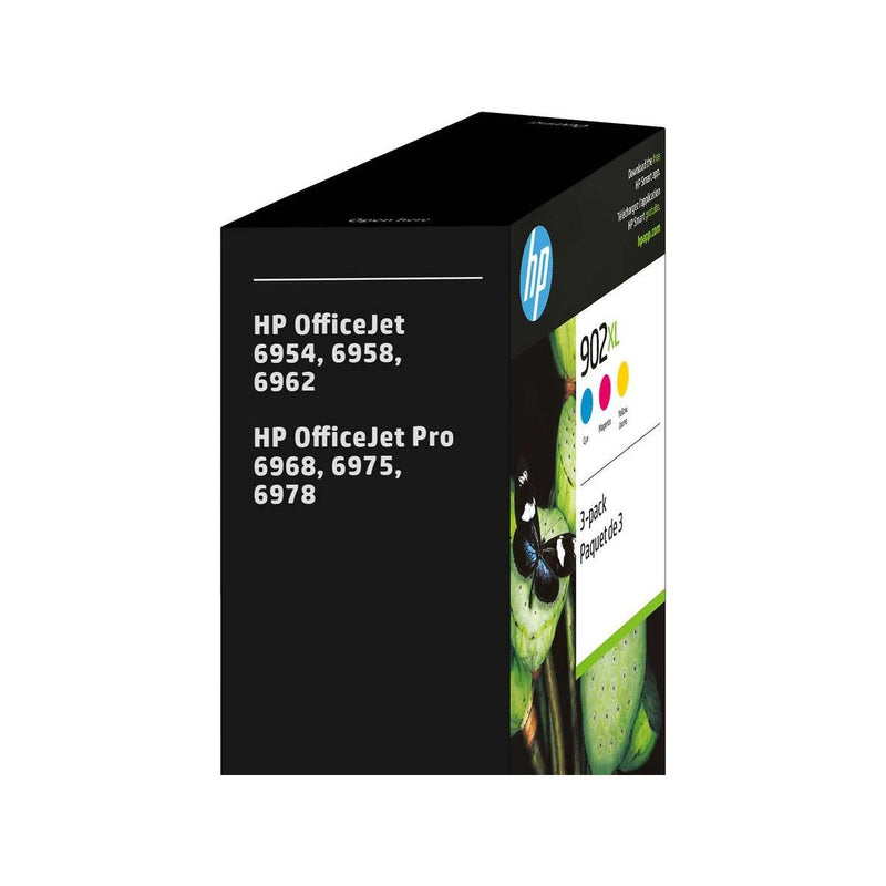 Ink Cartridge - HP 902XL - High Yield Cyan, Magenta and Yellow Original - Combo Pack of 3 - Miller & Bean Coffee Company