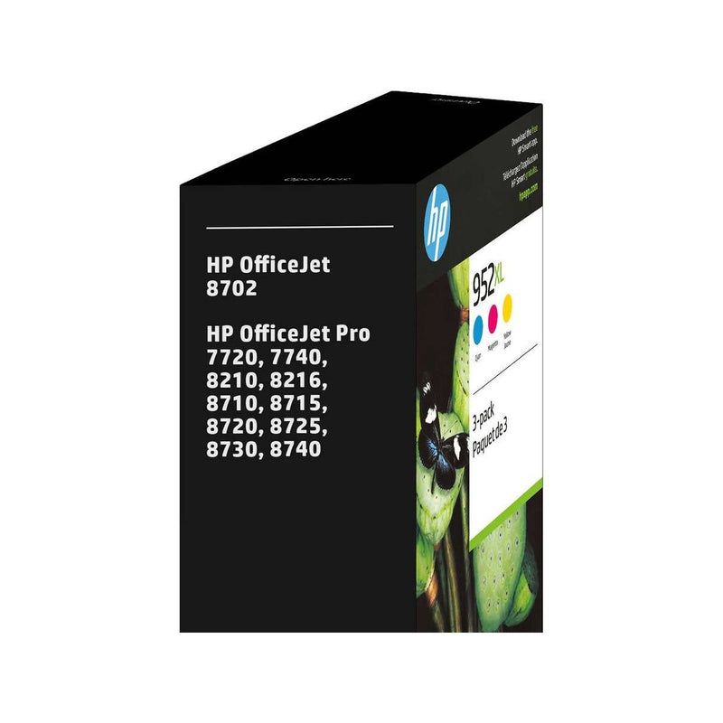 Ink Cartridge - HP 952XL - High Yield Cyan, Magenta and Yellow Original - Combo Pack of 3 - Miller & Bean Coffee Company