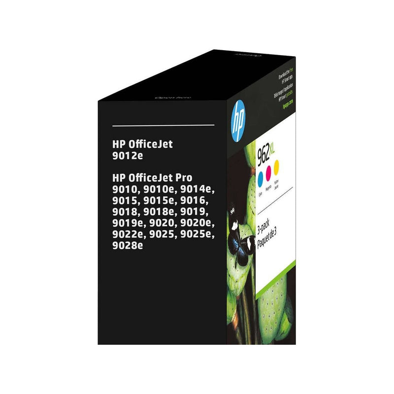 Ink Cartridge - HP 962XL - High Yield Cyan, Magenta and Yellow Original - Combo Pack of 3 - Miller & Bean Coffee Company