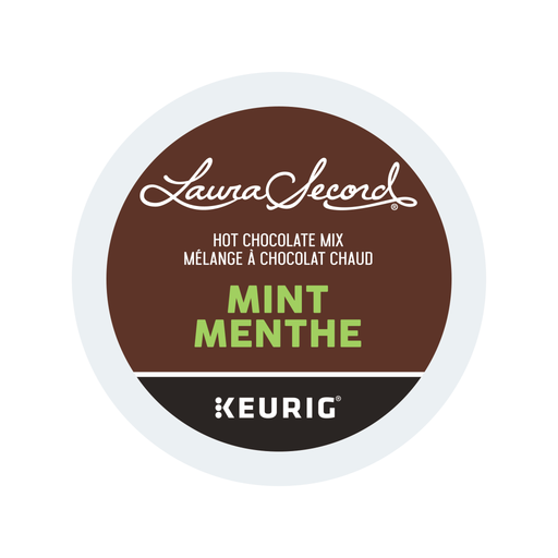 K - Cup - Laura Secord - Hot Chocolate MINT - Box 24 - Miller & Bean Coffee Company
