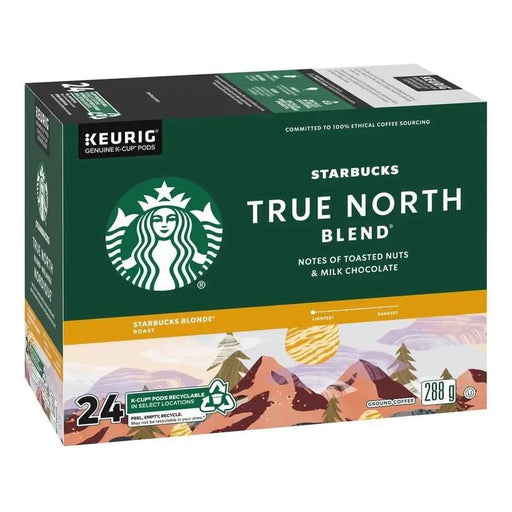 K - Cup - Starbucks - Coffee - Light - True North Blend - Box 24 - Miller & Bean Coffee Company