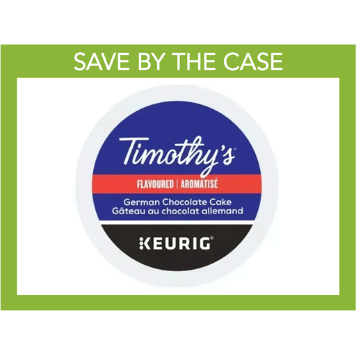 K - Cup - Timothy's - Coffee - Flavoured - German Chocolate Cake - Miller & Bean Coffee Company